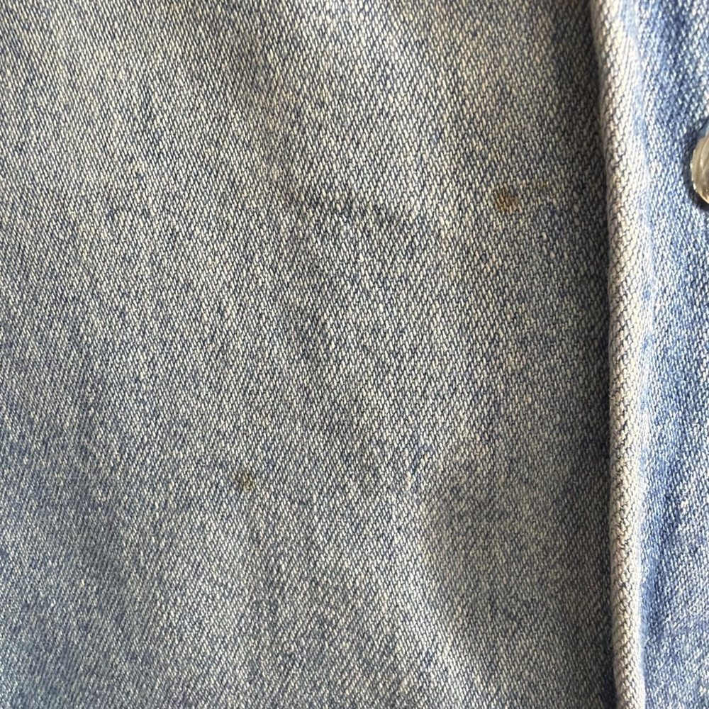 Casey Coleman Vintage Denim Button Down Shirt Embroidered Appliqué Golf Plaid XL - Picture 7 of 7